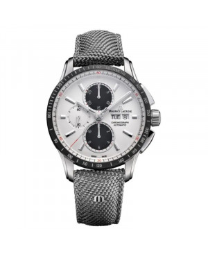 Szwajcarski sportowy zegarek męski MAURICE LACROIX PONTOS S Chronograph PT6038-SSL24-130-2
