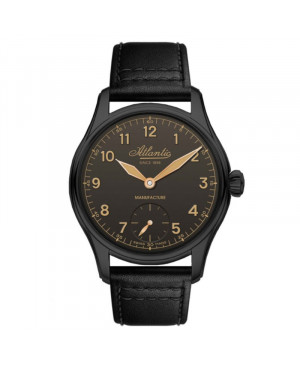 Szwajcarski klasyczny zegarek męski ATLANTIC Worldmaster Manufacture Limited Edition 52952.46.63R