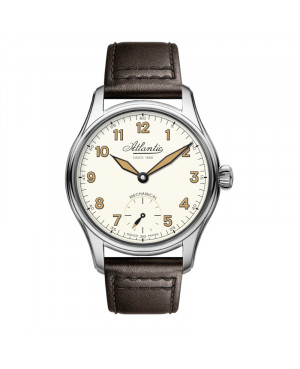 Szwajcarski klasyczny zegarek męski ATLANTIC Worldmaster Manufacture 52952.41.93