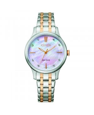 Biżuteryjny zegarek damski CITIZEN Elegance EM0896-89Y