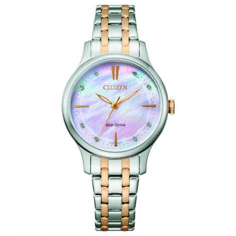 Biżuteryjny zegarek damski CITIZEN Elegance EM0896-89Y