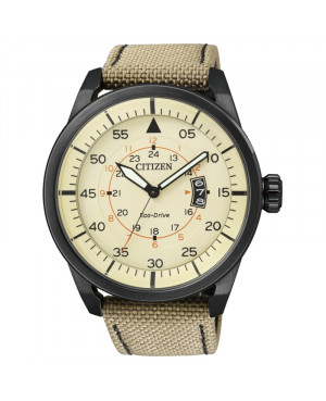 Sportowy zegarek męski CITIZEN Leather AW1365-19P