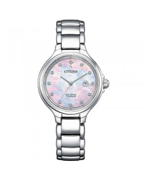 Elegancki zegarek damski CITIZEN Titanium EW2680-84Y.