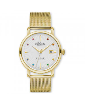Szwajcarski elegancki zegarek damski ATLANTIC Super De Luxe 29355.45.29MB