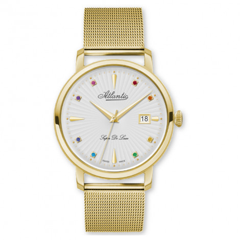 Szwajcarski elegancki zegarek damski ATLANTIC Super De Luxe 29355.45.29MB