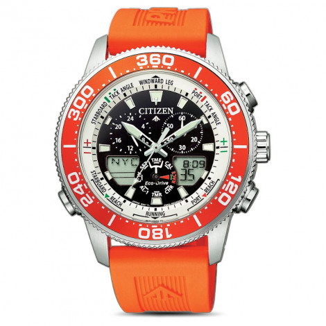 Sportowy zegarek męski Promaster Marine Eco-Drive Yacht Timer CITIZEN JR4061-18E