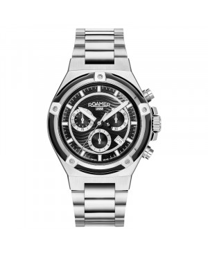 Szwajcarski sportowy zegarek męski ROAMER Tempomaster Chrono 221837 41 55 20