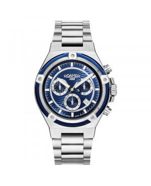 Szwajcarski sportowy zegarek męski ROAMER Tempomaster Chrono 221837 41 45 20