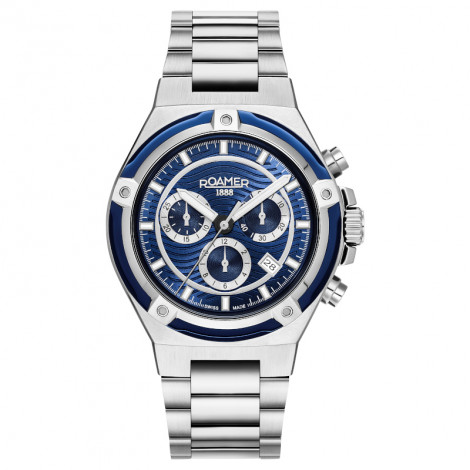 Szwajcarski sportowy zegarek męski ROAMER Tempomaster Chrono 221837 41 45 20