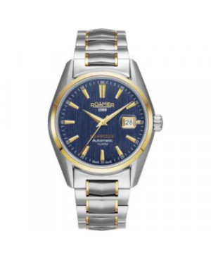 Szwajcarski klasyczny zegarek męski ROAMER Searock Automatic 210665 47 45 20