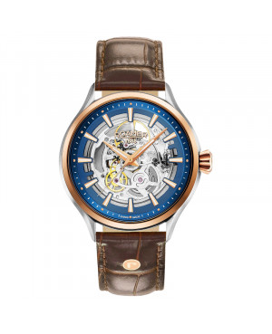 Szwajcarski elegancki zegarek męski ROAMER Competence Skeleton III 101663 49 45 05N