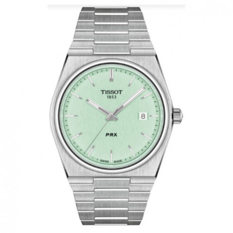 Szwajcarski klasyczny zegarek męski TISSOT PRX T137.410.11.091.01 (T1374101109101)