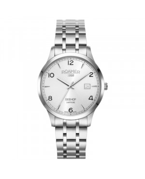 Szwajcarski elegancki zegarek męski ROAMER Seehof 509833 41 14 20