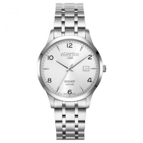 Szwajcarski elegancki zegarek męski ROAMER Seehof 509833 41 14 20