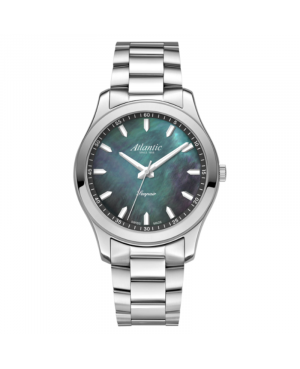 Szwajcarski elegancki zegarek damski ATLANTIC Seapair 20335.41.01BK
