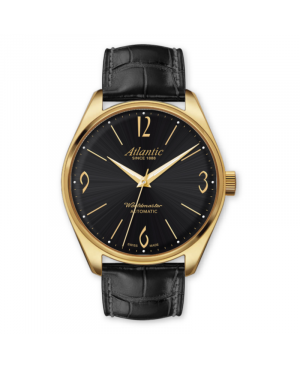 Szwajcarski klasyczny zegarek męski ATLANTIC Worldmaster Art Déco 51752.45.69G