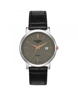 Szwajcarski klasyczny zegarek męski ROAMER Classic 709856 41 65 07