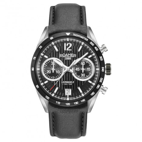 Szwajcarski sportowy zegarek męski ROAMER Superior Chrono II 510818 41 54 08
