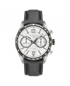 Szwajcarski klasyczny zegarek męski ROAMER Superior Chrono II 510818 41 14 08