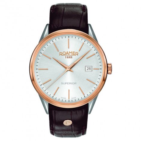 Szwajcarski klasyczny zegarek męski ROAMER Superior 508833 49 15 05