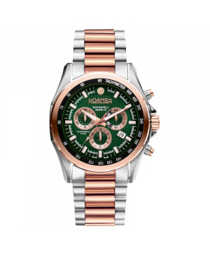 Szwajcarski sportowy zegarek męski ROAMER Rockshell Mark III Chrono 220837 49 75 20
