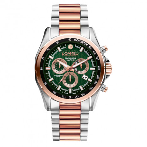 Szwajcarski sportowy zegarek męski ROAMER Rockshell Mark III Chrono 220837 49 75 20