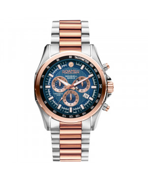 Szwajcarski sportowy zegarek męski ROAMER Rockshell Mark III Chrono 220837 49 45 20