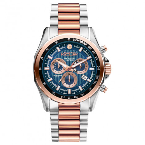 Szwajcarski sportowy zegarek męski ROAMER Rockshell Mark III Chrono 220837 49 45 20