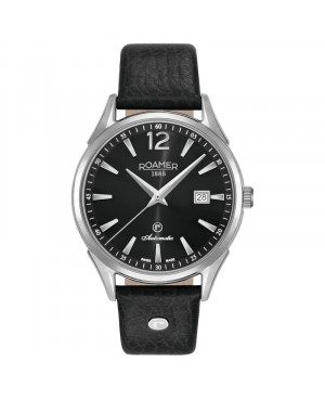 Szwajcarski klasyczny zegarek męski ROAMER Swiss Matic 550660 41 55 05