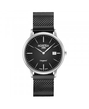 Szwajcarski klasyczny zegarek męski ROAMER Vanguard Slim Line 979809 41 55 90