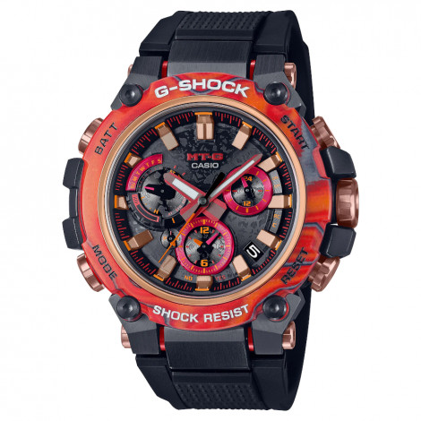 Sportowy zegarek męski CASIO G-Shock MTG Flare Red Series G-Shock 40th Anniversary MTG-B3000FR-1AER