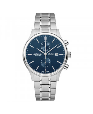 Szwajcarski klasyczny zegarek męski ATLANTIC Seabase Chronograph 64457.41.51