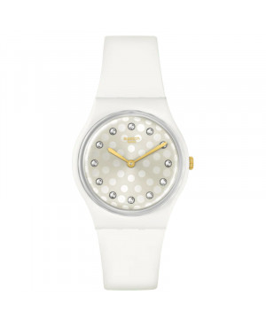 Modowy zegarek damski SWATCH Sparkle Shine SO31W109