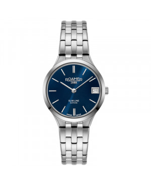 Szwajcarski klasyczny zegarek damski ROAMER Slim Line 512857 41 45 20