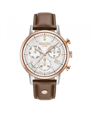Szwajcarski sportowy zegarek męski ROAMER Vanguard Chrono II 975819 49 15 09