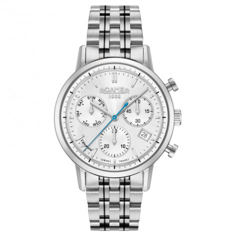 Szwajcarski sportowy zegarek męski ROAMER Vanguard Chrono II 975819 41 15 90