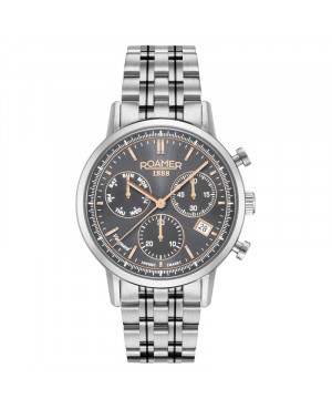 Szwajcarski sportowy zegarek męski ROAMER Vanguard Chrono II 975819 41 05 90
