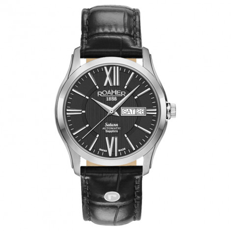 Szwajcarski klasyczny zegarek męski ROAMER Saturn II 960637 41 53 09