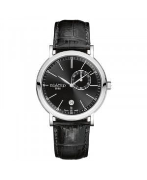Szwajcarski klasyczny zegarek męski ROAMER Vanguard 934950 41 55 05