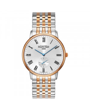 Szwajcarski elegancki zegarek męski ROAMER Galaxy 620710 49 15 50