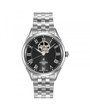 Szwajcarski klasyczny zegarek męski ROAMER Swiss Matic Swinging Heart 550661 41 52 50