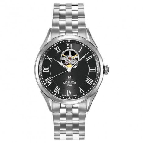 Szwajcarski klasyczny zegarek męski ROAMER Swiss Matic Swinging Heart 550661 41 52 50