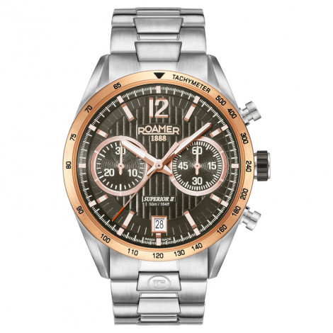 Szwajcarski sportowy zegarek męski ROAMER Superior Chrono II 510902 49 64 50