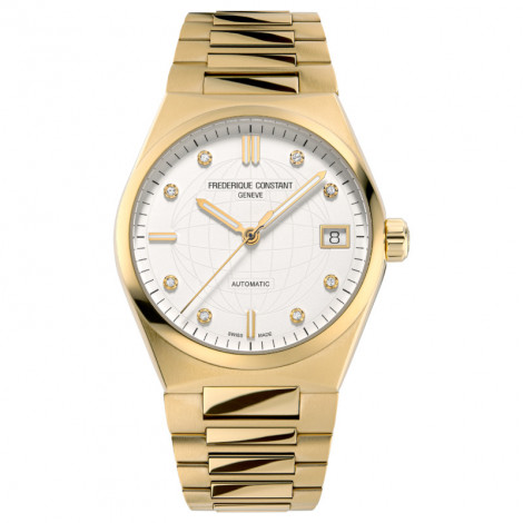 Szwajcarski elegancki zegarek damski FREDERIQUE CONSTANT Highlife Ladies Automatic FC-303VD2NH5B