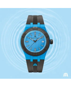 Szwajcarski sportowy zegarek męski MAURICE LACROIX Aikon #tide AI2008-80080-300-0
