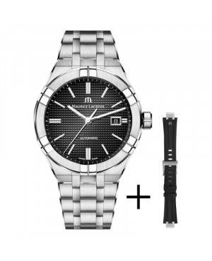Szwajcarski elegancki zegarek męski MAURICE LACROIX Aikon Automatic AI6008-SS00F-330-A