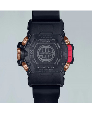 Sportowy zegarek męski Casio G-Shock Master of G Mudmaster  40th Anniversary Flare Red GWG-2040FR-1AER (GWG2040FR1AER)