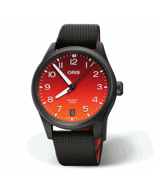 Szwajcarski zegarek męski dla pilotów Oris Pro Pilot Coulson Limited Edition 01 400 7784 8786-SET