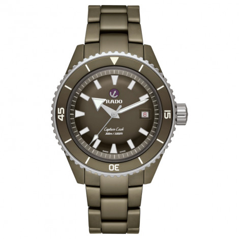 Szwajcarski nurkowy zegarek męski RADO Captain Cook High-Tech Ceramic Diver R32130312