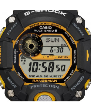 Sportowy zegarek męski Casio G-Shock Master of G Rangeman GW-9400Y-1ER (GW9400Y1ER)